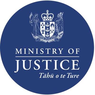 Ministry of Justice Te Tāhū o te Ture emblem